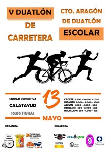 V Duatlón Carretera Escolar de Calatayud - Cto. Aragón de Duatlón Escolar