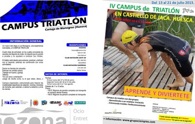 Vacaciones deportivas para nuestros futuros triatletas