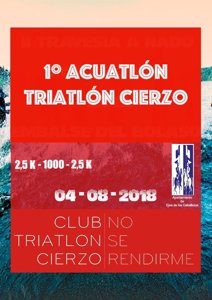I Acuatlón Triatlón Cierzo
