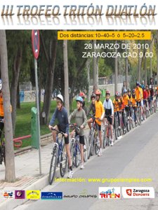 El Campeonato de Aragón de Duatlón será en distancia corta