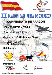 II Duatlón Base Aérea de Zaragoza - Campeonato de Aragón de Duatón 