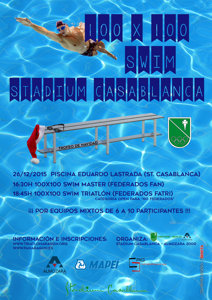 100 x 100 SWIM TRIATLON Stadium Casablanca (Federados FATRI)