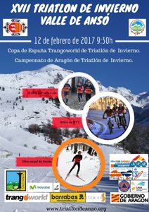 XVII Triatlón de Invierno Valle de Ansó- Cto. Aragón Triatlón Invierno 2017