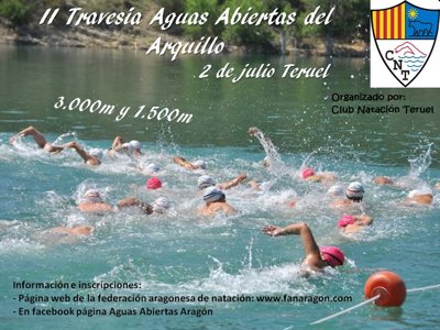II Travesía Aguas Abiertas del Arquillo (Teruel). Convenio FAN - FATRI
