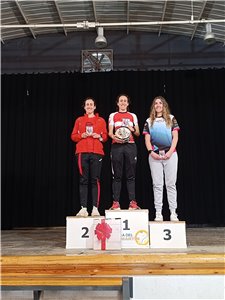 Camilo Santiago y Elena Bernal vencen  en el VIII Duatlón Cros Villa de Híjar