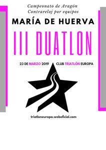 III Duatlón por Equipos María de Huerva. Cto de Aragón Duatlón por Equipos 2019