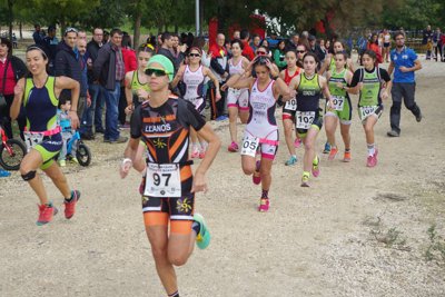 Ana Llanos se adjudica en Monzón la XXI Copa Aragonesa de Duatlón Cros