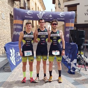 Sergio Latorre y Leti Soria campeones de Aragón de Duatlón Sprint 2024