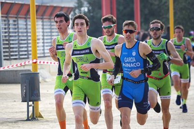 Jorge Tolosa y Cristina Ara campeones de Aragón de Duatlón Sprint 2020