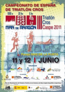Abierto el periodo de inscripción para el Campeonato de España de Triatlón Cros y para el III Triatlón Cros Mar de Aragón-Caspe 2011