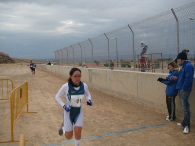 Mónica Sáez en el Campeonato del Mundo de Triatlón de Invierno