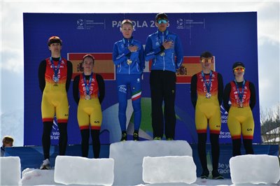 Gran protagonismo aragonés en el Campeonato del Mundo de Triatlón de Invierno de Padola (Italia) 