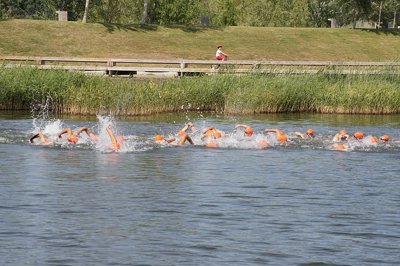 Los Juegos Escolares de Triatlón concluyen en el Parque del Agua