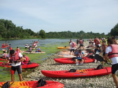 La crecida de Ebro obliga a trasladar de fecha el Triatlón Ribera Baja Raid