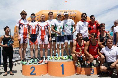 Varios podium de triatletas aragoneses este fin de semana