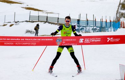 Marta Borbón y Miguel López ganan el Campeonato de España de Triatlón de Invierno 2025 en Reinosa