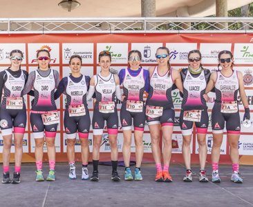 Destacada actuación de los clubes aragoneses en la Liga Nacional de Duatlón 2024