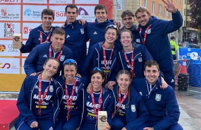 Destacada actuación de los clubes aragoneses en la Liga Nacional de Duatlón 2024
