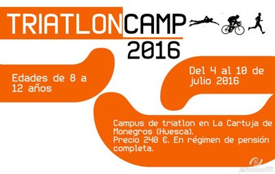 Una nueva edición del Triatlón Camp del 4 al 10 de julio