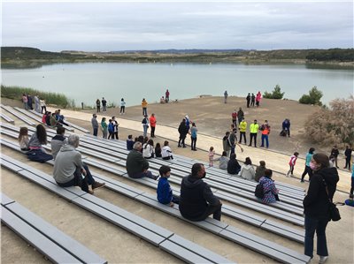 Adrián Lainez y Ester Ruiz vencen en el II Triatlón Olímpico de Ejea
