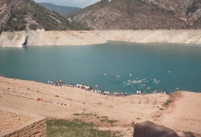 Se cumplen 30 años del primer campeonato de Aragón de triatlón celebrado en Aínsa