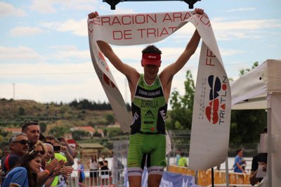 Marta Pintanel y Fernando Zorrilla elegidos mejores triatletas de Aragón 2019