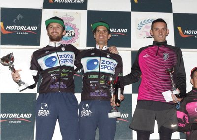 Eliseo Martín y Ana Llanos vuelven a imponerse en el Duatlón Cros de Alcañiz