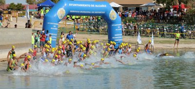 XI Triatlón Cros La Estanca de Alcañiz. Campeonato de Aragón de Triatlón Cros 2014.
