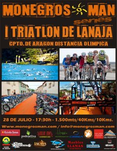Lista de inscritos y últimas indicaciones para el I Triatlón de Lanaja-Campeonato de Aragón de Triatlón
