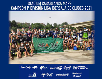 Stadium Casablanca Mapei se proclama campeón de la Liga Ibercaja de Clubes de Triatlón 2021