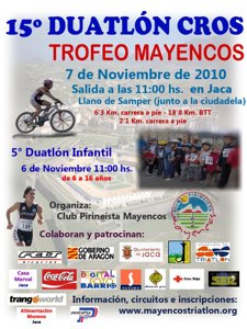 La Copa Aragonesa de Duatlón Cros comienza en Jaca