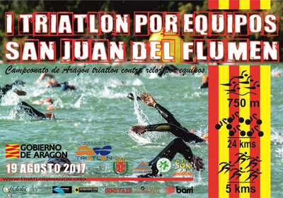 I Triatlón por Equipos San Juan del Flumen - Cto. Aragón de Triatlón por Equipos 2017