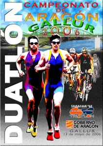 Duatlón de Gallur. Campeonato de Aragón de Duatlón 2006.