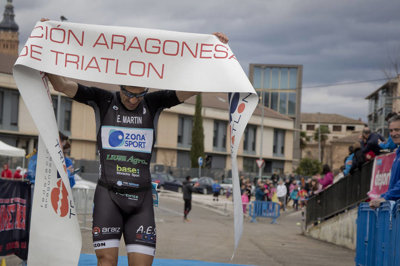 Eliseo Martín y Ana Llanos se adjudican el Ranking Aragonés de Duatlón 2017