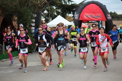 Nacho Ara y Vanesa Guzmán se adjudican el II Duatlón Cros de Frula