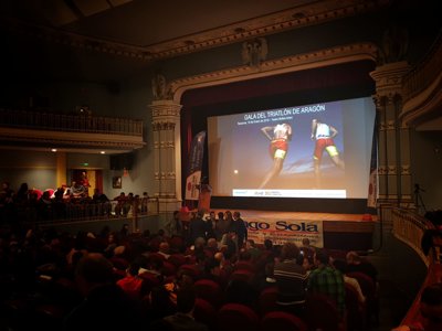 Emocionante y espectacular Gala del Triatlón celebrada en Tarazona