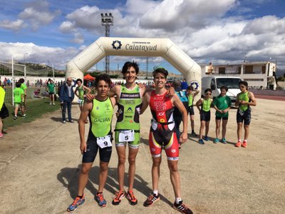 Calatayud organizó el Campeonato de Duatlón Escolar 2017