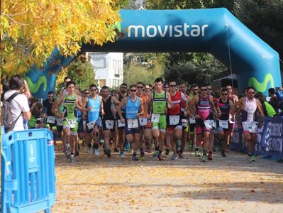 Armando García y Ana Llanos siguen reinando en el Duatlón Cros