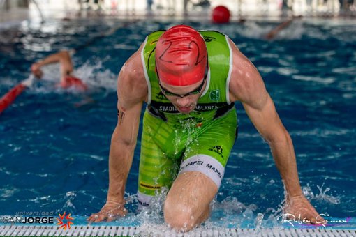 Lucía Morelli y Jorge Tolosa repiten triunfo en el II Acuatlón Universidad San Jorge