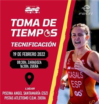 El 19 de febrero se celebrará la Toma de Tiempos PNTD para CD, JV y JN.