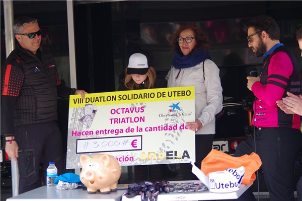 Octava muestra de solidaridad en el Duatlón de Utebo