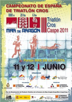 Abierto el periodo de inscripción para el Campeonato de España de Triatlón Cros y para el III Triatlón Cros Mar de Aragón-Caspe 2011