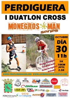 PUBLICADA LA LISTA DE INSCRITOS DEFINITVOS EN EL "I DUATLON CROS DE PERDIGUERA"
