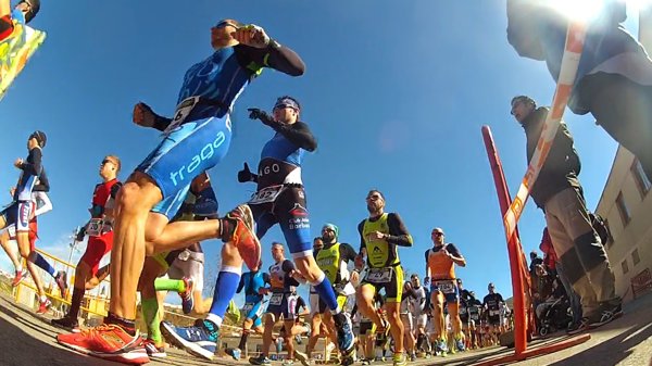 El espectáculo del duatlón se da cita en Fraga